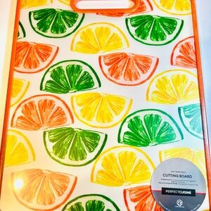 Citrus Slices Poly Kitchen Cutting Board Lemons Limes Oranges